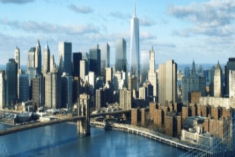 New York Cityline view