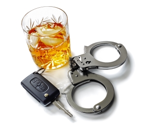 Liquor, keys and handcuffs