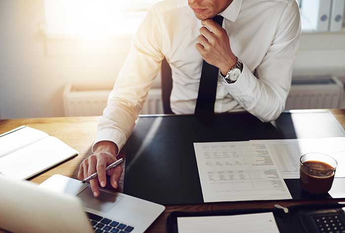 Lawyer working
