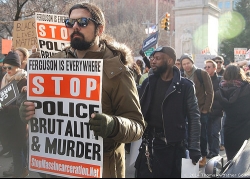 Stop police brutality poster